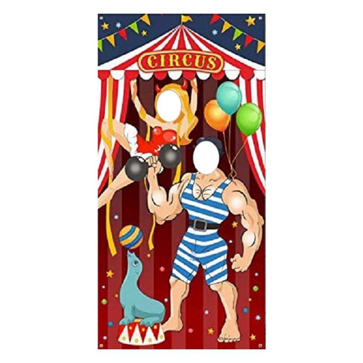 Carnival Circus Party Decoration Carnival Photo Door Banner Backdrop ...