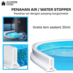 GH - Water Stopper / Barrier Karet Penahan Air Banjir Toilet Silicon Flexible Berkualitas Free Sealn