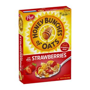 Post Honey Bunches of Oats with Real Strawberries Cereal