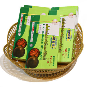 หล่อฮั้งก๊วยแบบก้อน กล่อง พร้อมดื่ม罗汉果冲剂มังคุด