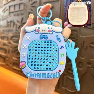Mainan Magnet Beads Maze 卡通吸钢珠画板迷宫钥匙扣 Magnetic Bead Maze Board Keychain 解压书包挂件 Fidget Toy Bag Charm