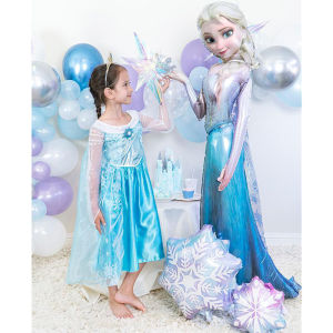 FastShipping Disneys Frozen Theme Balloon set for Girls Birhtyay party supply Great Size 3D Frozen Theme Elsa Foil Balloon Baby Shower Balloons Girl Birthday Party Decorations Kids Toys