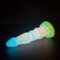 [ Hot Sale Items ] New Fluorescent Mixed Color Shaped Soft Plug for Women Products Glow-in-the-Dark Liquid Silicone Shipped from China k1. 