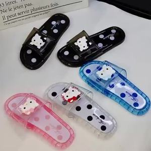 2025 Summer New Cartoon Cute Sandals For Students Dormitory Flat Comfortable Home Soft Sole High-Value Trendy