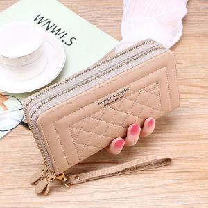 Masterbag - Dompet Wanita Korea / Dompet HP Double Zipper Kapasitas Besar