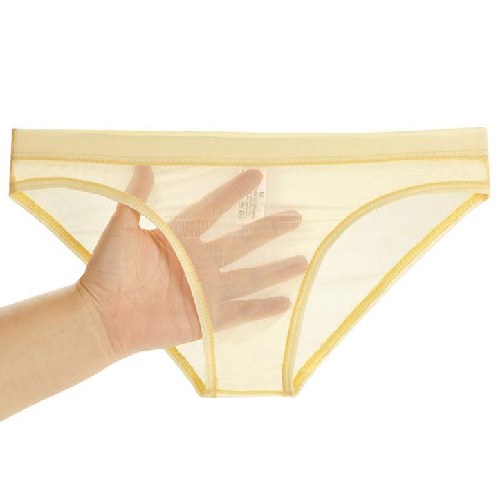 Men Underwear Jockstrap Sexy Transparent Stretchy Mini Bikini Thong Pouch  Briefs Mesh