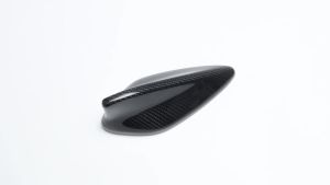 mv1 Carbon Fiber Exterior Car Roof Decoration Shark Fin Antenna Aerials Sticker Cover Trim For Hyundai Ioniq 5 NE 5 N SE 2022-2025 4T9N1