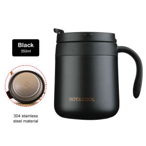 Thermos Cup Stainless Steel Office Cup Coffee Cup Thermos Cup/Bottle Handle Cup Gift Cup New Design Cup Coffee insulation Cup Thermal Flask 保温杯