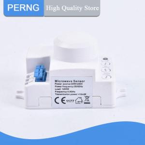[PERNG] Tehe Microwave Sensor Switch 5.8ghz HF 220V LED 360 Degree Radar Motion Body Sensor