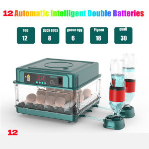 Fully Automatic Digital Incubator Chicken Poultry Hatcher Temperature Control egg tray Incubator egg incubator duck and goose Brooder Digital Humidity Temperature Control Hatching machine incubator for Chicken egg