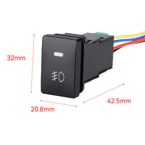 DC12V TOYOTA Automobile Fog Light Switch Button Fog Lamp Push Switch for Corolla Camry Altis Hilux