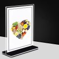 Acrylic Transparent Display Holders A4/A5/A6 Menu Display Stand Picture Frame Tabletop Nordic Photo Frame Holder. 