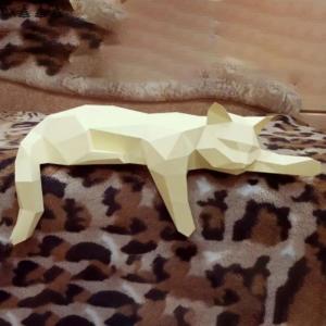 CX🎄💓💥 Đen trắng mèo bức tượng-hình học hiện đại trang trí nội thất figurine điêu khắc đối với nhà văn phòng như bảng Kệ bàn trang trí nằm mèo