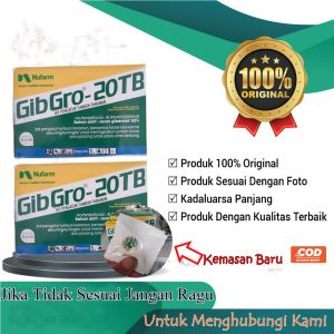 Gibgro 20TB Pupuk ZPT  Zat Pengatur Tumbuh Pertumbuhan Penumbuh Tunas 1 Tablet 1 Gram