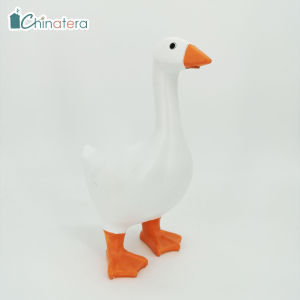 Chinatera Resin Duck Magnet Key Holder Cute Swan Goose Duck Resin Statue Magnetic Key Storage Rack Figurine Desktop Ornaments Animal Art Sculpture Crafts Home Decoration