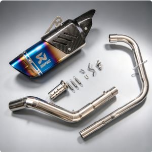 Motorstar Z2R Stainless Elbow with Akrapovic K10 Exhaust and DB Reducer