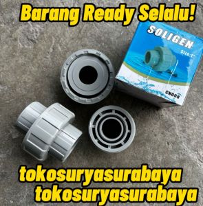 SOLIGENwm1polos - Rekomendasi Seller SOLIGEN Union Socket Watermur 1" Polos Water Mor 1" Water mur 1" Kopling 1" Soligen 1"