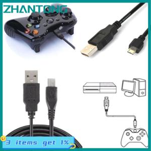 ZHANTONG Dây cáp dữ liệu Sạc Micro USB màu đen cho Bộ điều khiển PlayStation 4 PS4