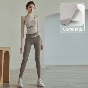 AE Sports Underwear 2025 New womens running yoga vest fitness outerwear bra and beautiful back set