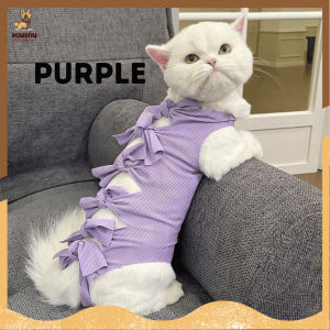 Cat Recovery Suit Soft Breathable Weaning Apparel Post Surgical Healing Clothes