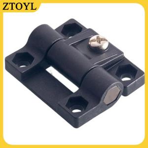 ZTOYL Bản lề Hộp tủ điện PA bản lề giảm xóc màu đen thiết bị công nghiệp Bản lề cửa tủ bằng kim loại