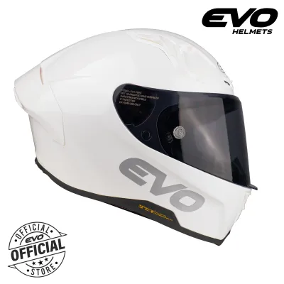 EVO Core Plain Mono Visor Full Face Helmet with Free Clear Lens