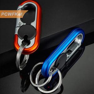 【PCWFKef】 Móc khóa xe hơi sáng tạo chìa khóa nam thời trang cắm trại leo núi kim loại vòng chìa khóa xe tạo kiểu tự động Phụ Kiện Móc khóa xe hơi