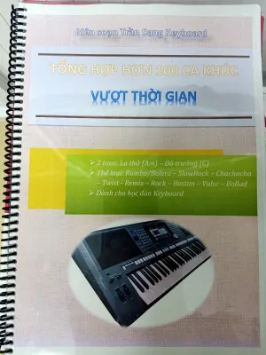 Tài liệu TỰ HỌC đàn Organ - Ghita tại nhà với 2 TONE Am và C: Có nốt hợp âm tempo đầy đủ