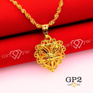 Pos Dari KL- GP1 Rantai Emas Korea/Rantai Emas Plated/Rantai Leher Emas 45cm/Loket Emas/Gold Necklace