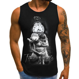 TIME HEALS | Singlet Pria | Dewasa | Distro | Diskon | Terbaru | Murah | Produk Lokal | CIAO.ID