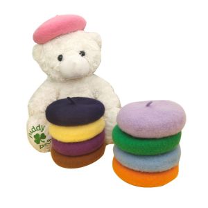 ER52858 สร้างสรรค์และสร้างสรรค์ มินิมินิ สีทึบทึบ อุปกรณ์เสริมสำหรับแมว สัตว์เลี้ยง Headwear หมวกขนสัตว์สัตว์เลี้ยง หมวกแมวหมวก หมวกเบเร่ต์สุนัข