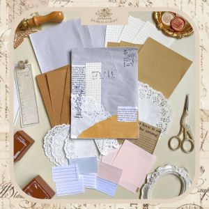 40pcs Journal Kit Journaling Vintage Aesthetic Jurnal SCRAPBOOK KIT VINTAGE JOURNAL KIT aesthetic Journaling Ticket Vintage Memo Pad