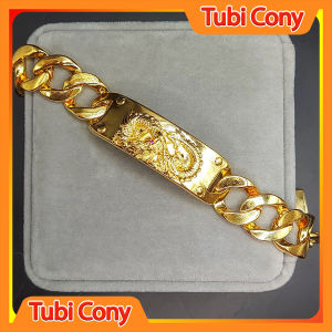 Lắc tay mạ vàng hình rồng Tubi Cony bền màu L51223-233-KTQC