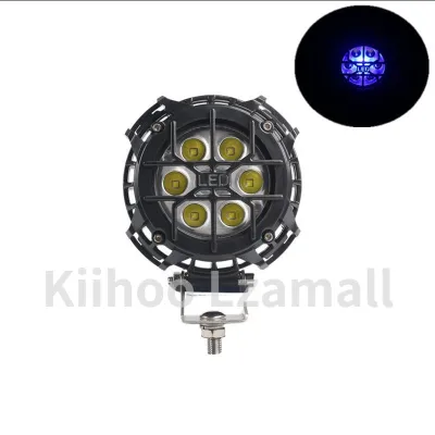 3 Inch Led Work Light 12V 30V For Car Blue White Fog Lamp 4x4 Off road Motorcycle Tractors Driving Lights Bumper Mount LED Fog Lamp Off Road Guard