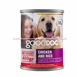 Best In Show Gooddog 400gr Chicken Makanan Anjing Doggy Kemasan Kaleng Nasi Ayam Complete Foood For Dogs