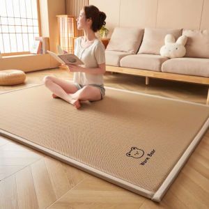 Thảm Băng Lạnh Thế Hệ Mới Vải Cold Eslastic Dày 2cm Êm Ái Làm Mát Tự Nhiên Có lớp Lót Chống Trơn Trượt Đủ Size