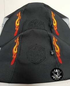INDO CONCEPT - FLAME Seat Cover Sand Leather Motorcycle cover.