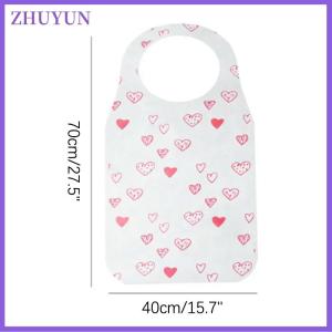 ZHUYUN 10 Pcs Disposable Apron For Hotpot Oil-proof Anti-fouling Aprons Adults Portable Cleaning Cooking Non-woven Waterproof Delantal