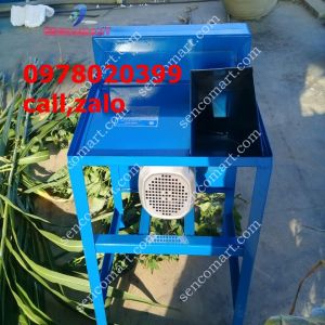 Máy băm cỏ voi rau bèo thái chuối mini gia đình