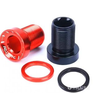 M15*19mm Aluminum Alloy Bike Splined Bottom Bracket Bolts Waterproof Dust-proof Cover Crank Screws