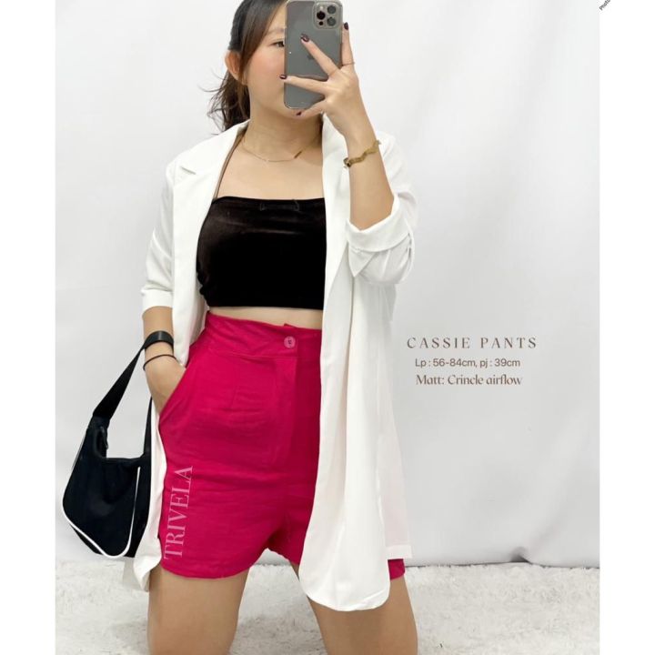 TOLLY%20-%20Celana%20Pendek%20Premium%20Cringkle%20Airflow%20/%20Cassie%20Crinkle%20Hotpants%20/%20SJJ%20-%20Image%206