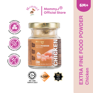 Halal MommyJ® Extra Fine Chicken Powder 6m+ (40g) | Ekstra Halus Serbuk Ayam 6bulan+