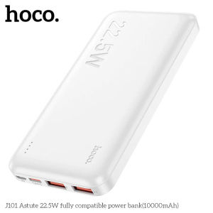 Pin sạc sự phòng Hoco J101B dung lượng 30000mAh sạc 2 cổng USB Có đèn LED báo sạc Bảo hành 12 tháng