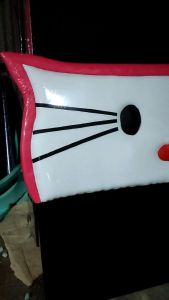 DIVAN DIPAN TEMPAT TIDUR SANDARAN KARAKTER HELLO KITTY BERKUMIS