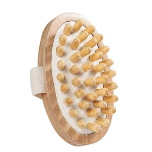 OKONOK Di động Cọ tạo hình cơ thể Sách hướng dẫn Thiết kế đệm khí Bàn chải massage Chất lượng cao Nhẹ Máy mát xa bằng gỗ Thư giãn cơ bắp