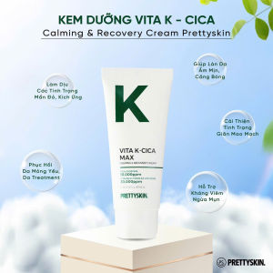 Kem Dưỡng Phục Hồi Làm Dịu Da VITA K-CICA PRETTY SKIN Max Calming 60ml phungnguyenshop