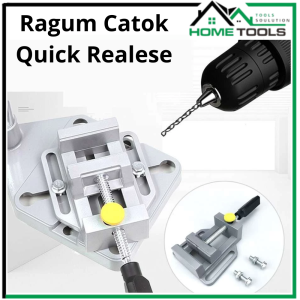 Ragum Catok Bor Duduk Quick Realese Penjepit Kayu Pertukangan Alat Jepit Serbaguna