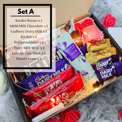 Gift Box Chocolate Gift Box Birthday Gift box Anniversary Graduation Sorry Valentines Congratulations Thank you gift box Coklat box Chocolate gift Christmas Hari Raya