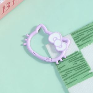 Laz nigori mèo Kitty hoạt hình dễ thương Bow Khóa Kẹp lò xo DIY phụ kiện trang sức cho túi xách và các phím