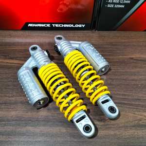 Shock KYB Dobel Klik Biru Merah Hitam 320 340mm Skok Kayaba Kompetisi Detail Original